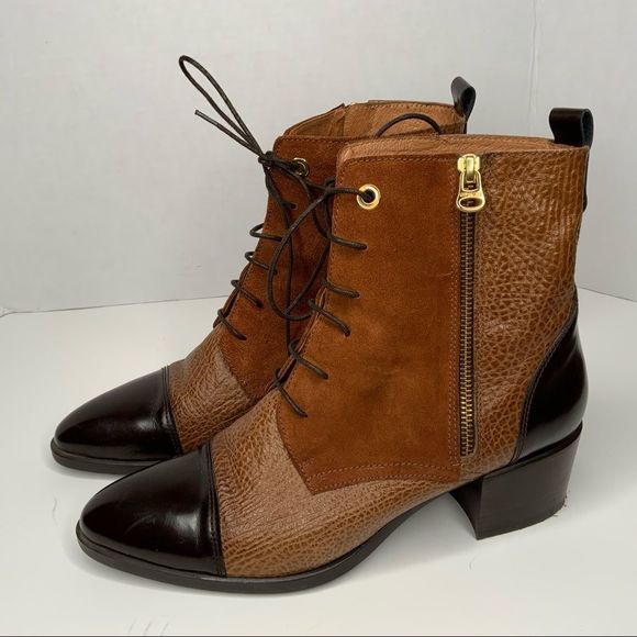 Gorgeous Hispanitas (Spain) Leather Booties - Size 41 (10) - Picture 1 of 15